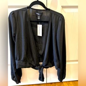 Cute sheer black shrug/bolero